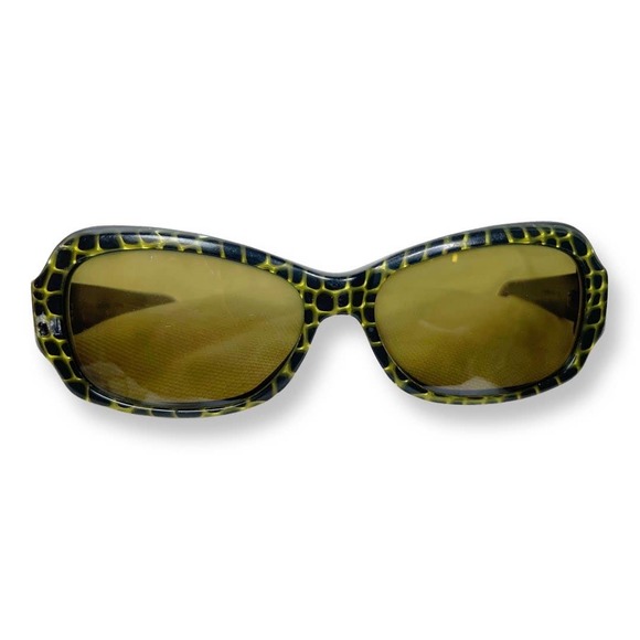 Jean LaFont Accessories - Jean LaFont Vintage Vahine Sunglasses / Eyeglasses - Green/ Black Frames